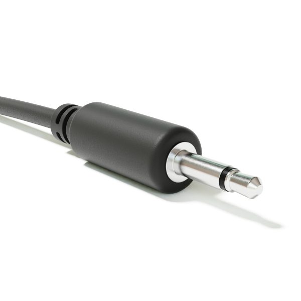 Фото 1 - ExcelValley ACM01-MC150-13A Modular Patch Cables TS 3.5mm 1/8″ Eurorack Synth Black патч прямой.