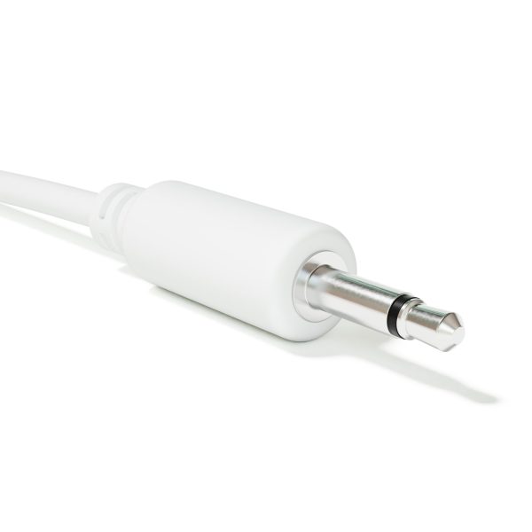 Фото 1 - ExcelValley ACM01-MC150-13A Modular Patch Cables TS 3.5mm 1/8″ Eurorack Synth White патч прямой.