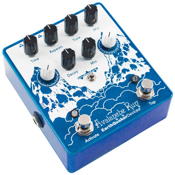 Фото 4 - EarthQuaker Devices (EQD) Avalanche Run Stereo Reverb & Delay with Tap Tempo.