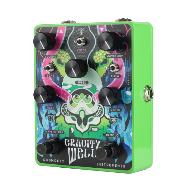 Фото 2 - Cosmodio Instruments Gravity Well Analog Wavefolder, Tremolo & Sonic Refractor Slime Green.