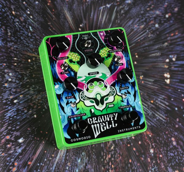 Фото 4 - Cosmodio Instruments Gravity Well Analog Wavefolder, Tremolo & Sonic Refractor Slime Green.