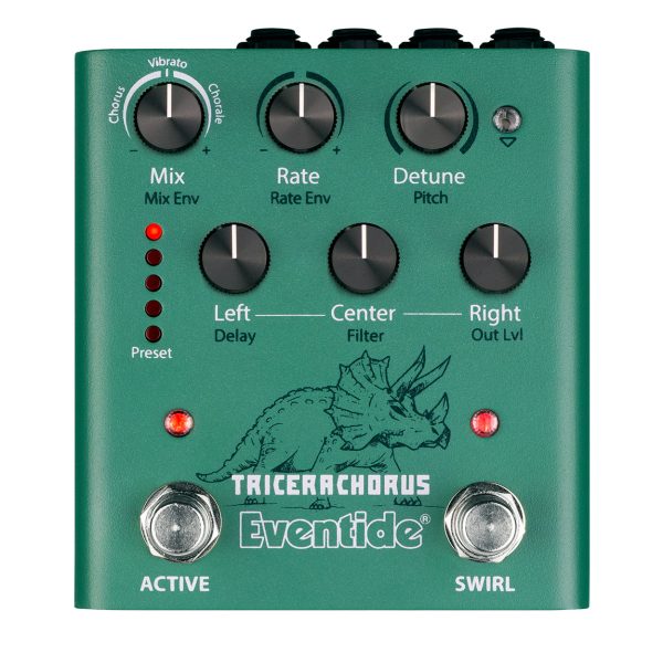Фото 1 - Eventide TriceraChorus BBD-Style Tri-stereo Chorus Pedal.