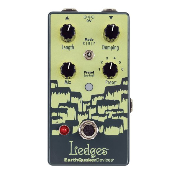 Фото 1 - EarthQuaker Devices (EQD) Ledges Tri-Dimensional Reverberation Machine.