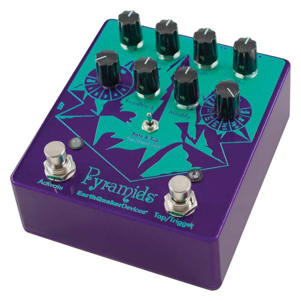 Фото 4 - EarthQuaker Devices (EQD) Pyramids Stereo Flanging Device.