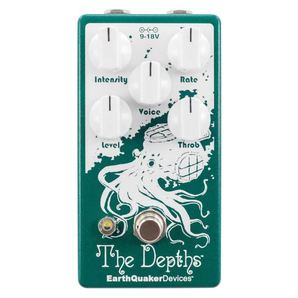 Фото 1 - EarthQuaker Devices (EQD) The Depths V2 Analog Optical Vibe Machine.