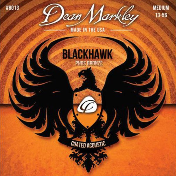 Фото 1 - Dean Markley DM8013 Blackhawk Coated Pure Bronze Medium 13-56.