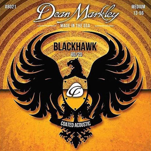 Фото 1 - Dean Markley DM8021 Blackhawk Coated Bronze 80/20 Medium 13-56.
