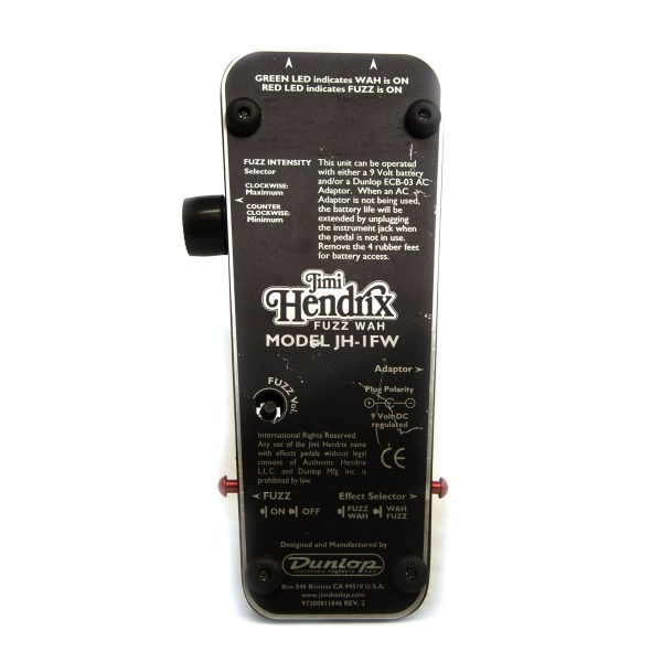 Фото 3 - Dunlop JH-1FW Jimi Hendrix Fuzz Wah (used).