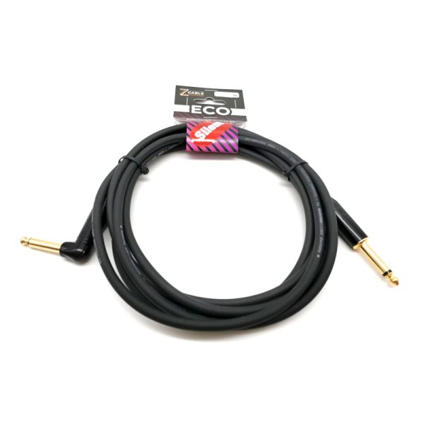 Фото 1 - ZZcable E19-JRS-J-0400-0 Кабель инструментальный, 4м, прямой/угловой.