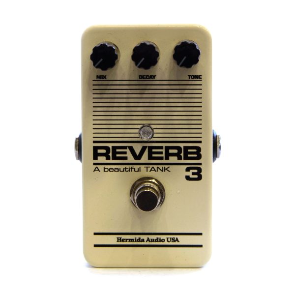 Фото 1 - Lovepedal Hermida Reverb 3 White 3 Knobs (used).