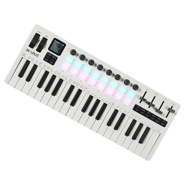 Фото 2 - M-Vave SMK-37 PRO MIDI-клавиатура.