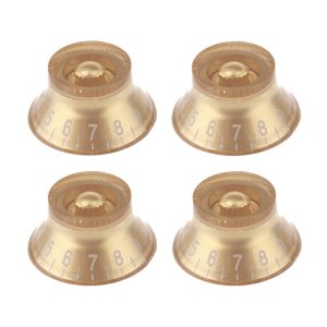 Фото 9 - Musiclily M144-4 Ручка потенциометра, Les Paul Style, золото, 4шт.