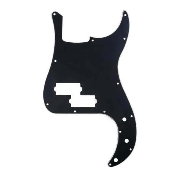 Фото 3 - Musiclily MX0356 Пикгард для бас-гитары Precision Bass, 3 слоя, черный.