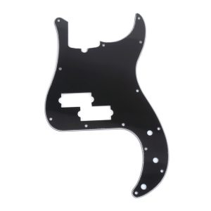 Фото 10 - Musiclily MX1303BK Пикгард для бас-гитары Precision Bass, 3 слоя, черный.