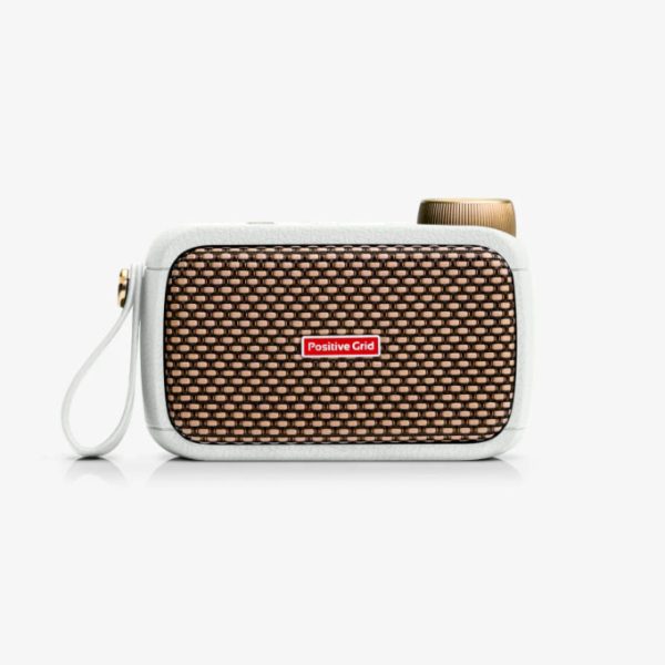Фото 1 - Комбоусилитель Positive Grid Spark Go Ivory 5-Watt Ultra-portable Guitar Amp & Bluetooth Speaker.