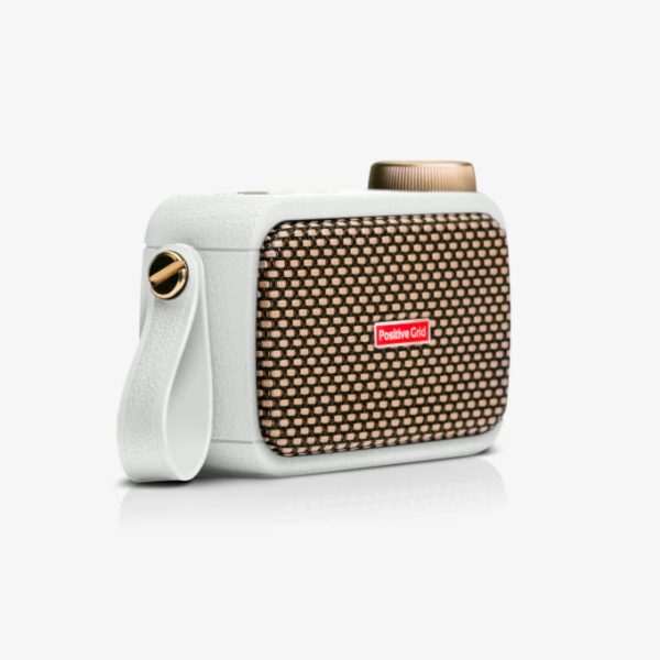 Фото 2 - Комбоусилитель Positive Grid Spark Go Ivory 5-Watt Ultra-portable Guitar Amp & Bluetooth Speaker.