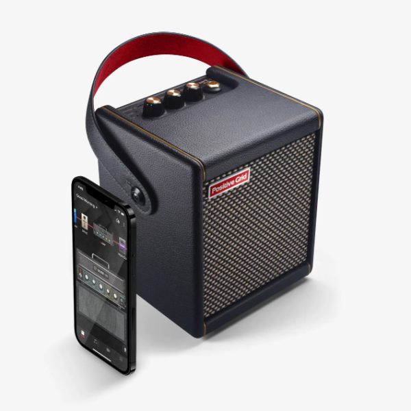 Фото 5 - Комбоусилитель Positive Grid Spark Mini Black 10-Watt Portable Smart Guitar Amp & Bluetooth Speaker.