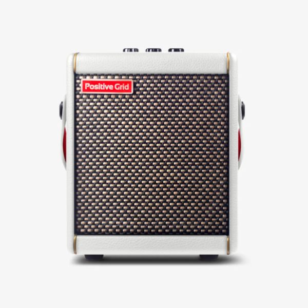 Фото 1 - Комбоусилитель Positive Grid Spark Mini Pearl 10-Watt Portable Smart Guitar Amp & Bluetooth Speaker.
