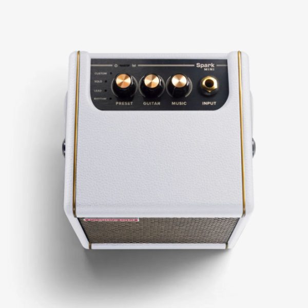 Фото 3 - Комбоусилитель Positive Grid Spark Mini Pearl 10-Watt Portable Smart Guitar Amp & Bluetooth Speaker.