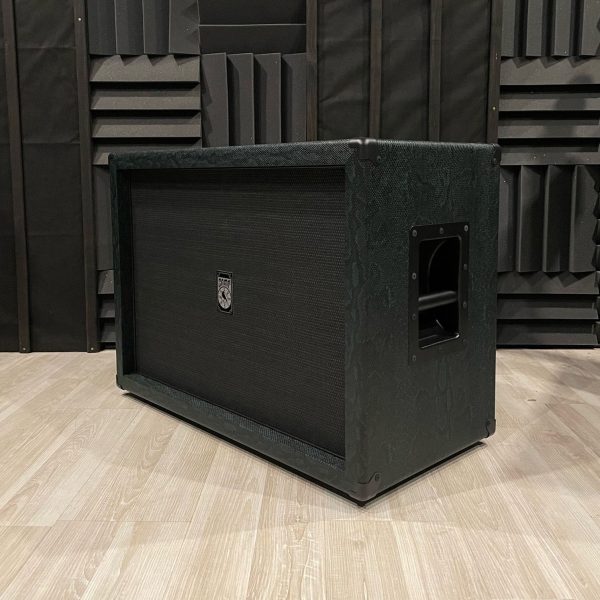 Фото 2 - Samp Custom WGS ET65 + Veteran 30 16 ohm 2x12 зеленый питон горизонтальный кабинет.